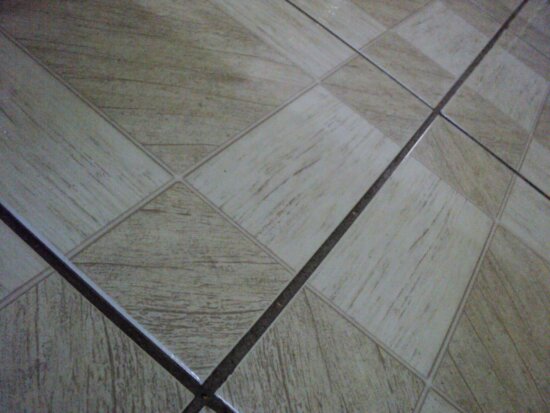 how to grout uneven tile