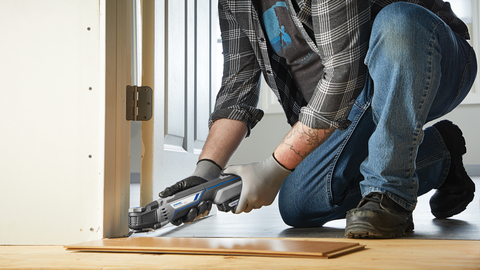 How To Cut Laminate Flooring With An Oscillating Tool